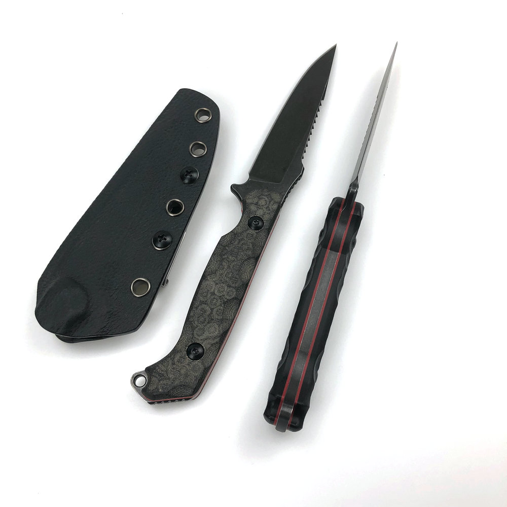 Knife Hunting Fixed Blade - TRSKT D2 PSK Knives,Necker Survival Hunting