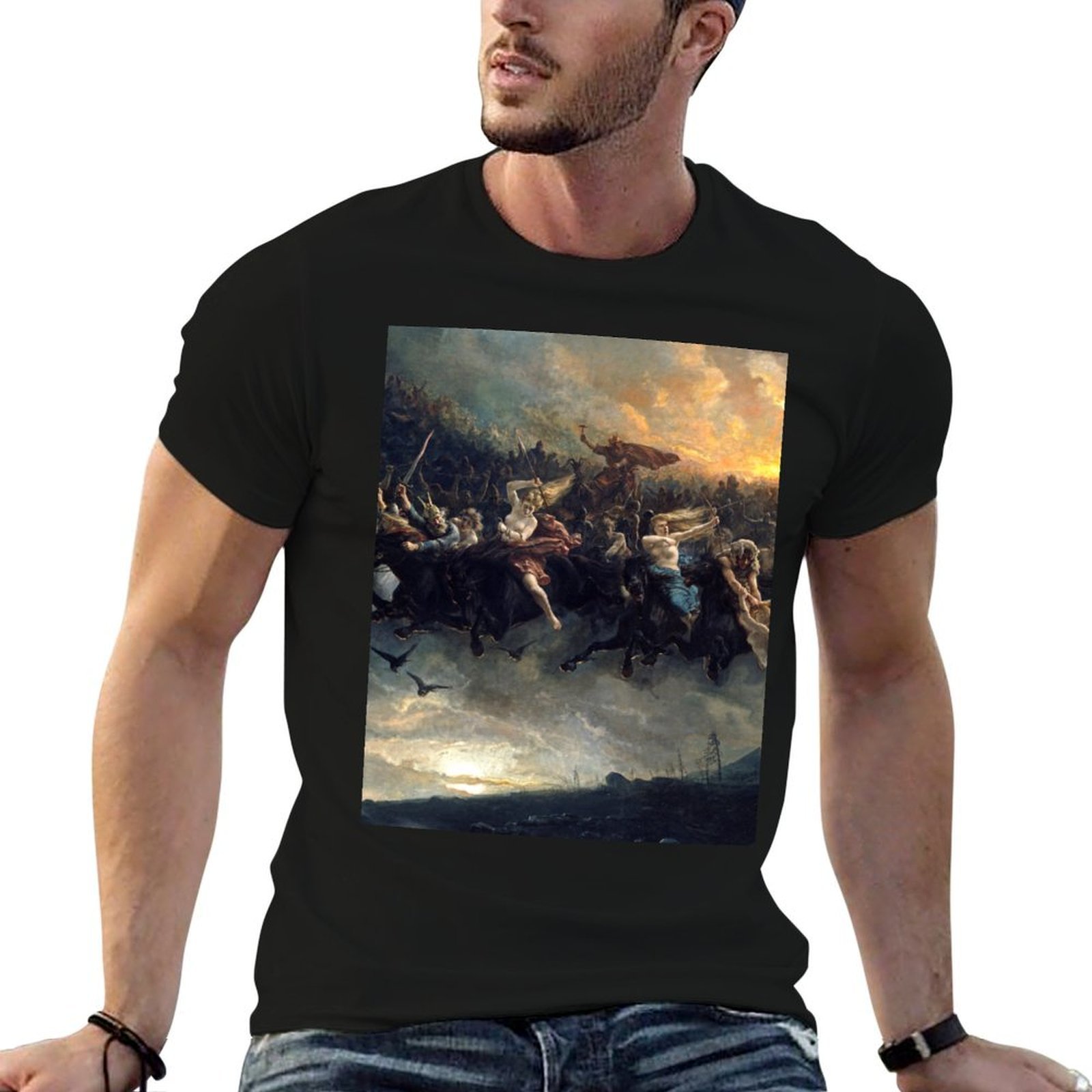 Wildman Hunting & Outdoor Robertson Photos - The Wild Hunt of Odin (1872),