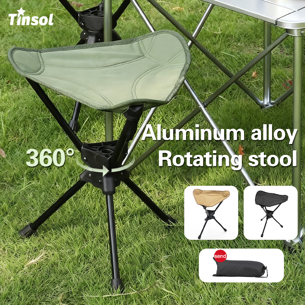 Outdoor Hunting Chair - NEW Portable Outdoor Detachable Swivel Fishing