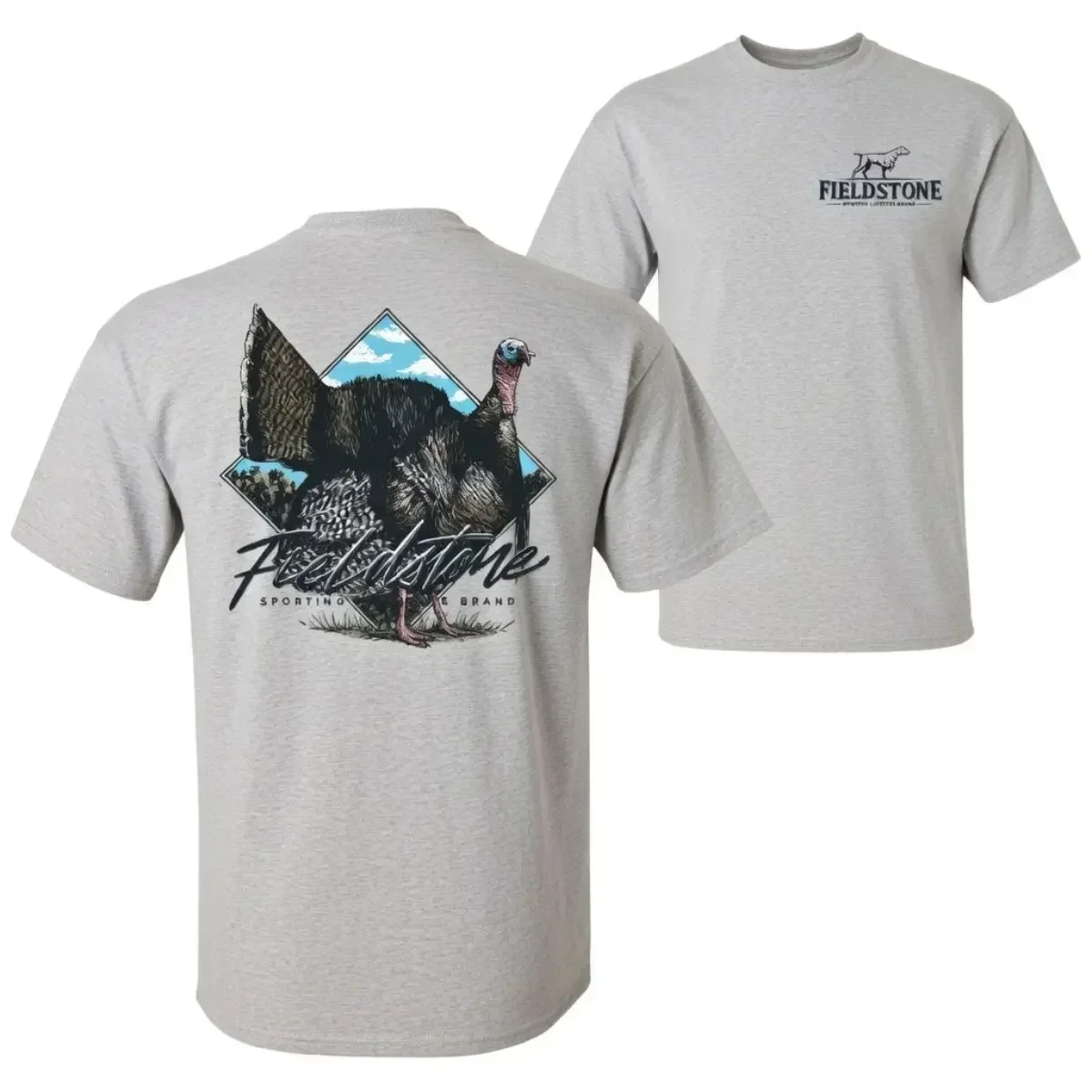 Hunting Outdoor Brands - Fieldstone Turkey Hunting Graphic T-Shirt, Turkey