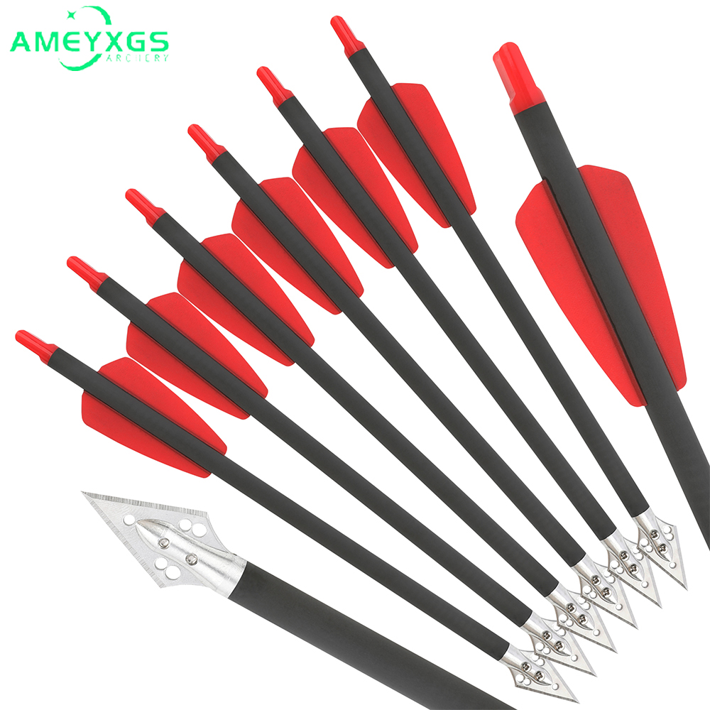 6/12pcs Pure Carbon Aluminium  - Crossbow Bolt Broadhead avis et prix