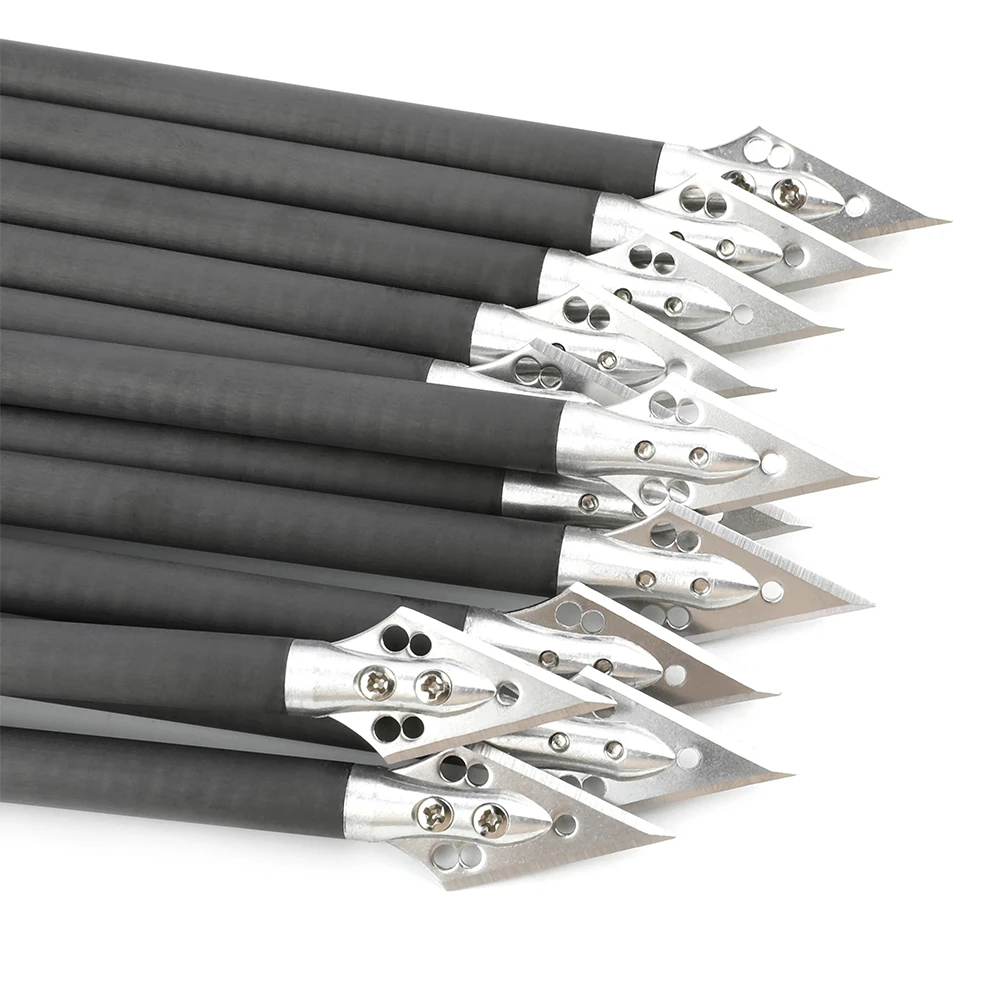 6/12pcs Pure Carbon Aluminium  - Crossbow Bolt Broadhead avis et prix