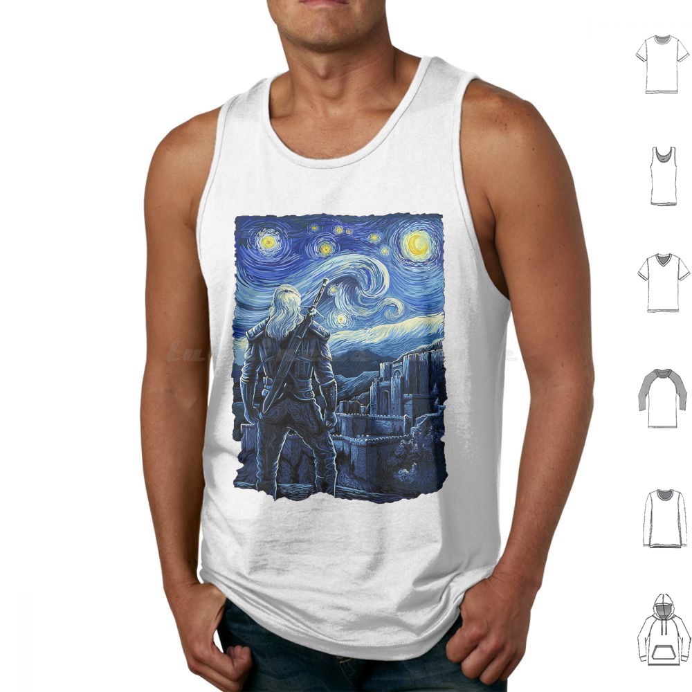 Starry Night Tank Tops Vest Sl - Wildman Hunting & Outdoor Robertson Photos avis et prix