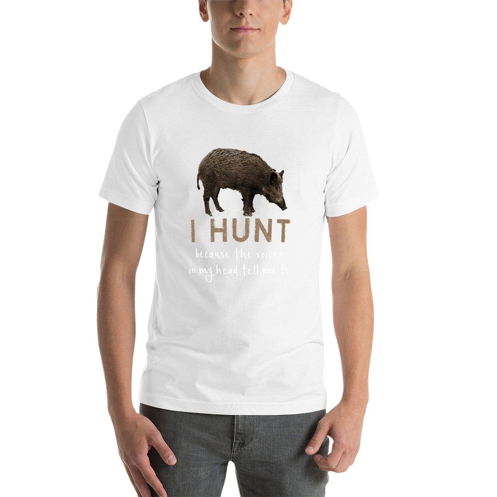 Hunting with wild boar T-Shirt - Wildman Hunting & Outdoor Robertson Photos avis et prix