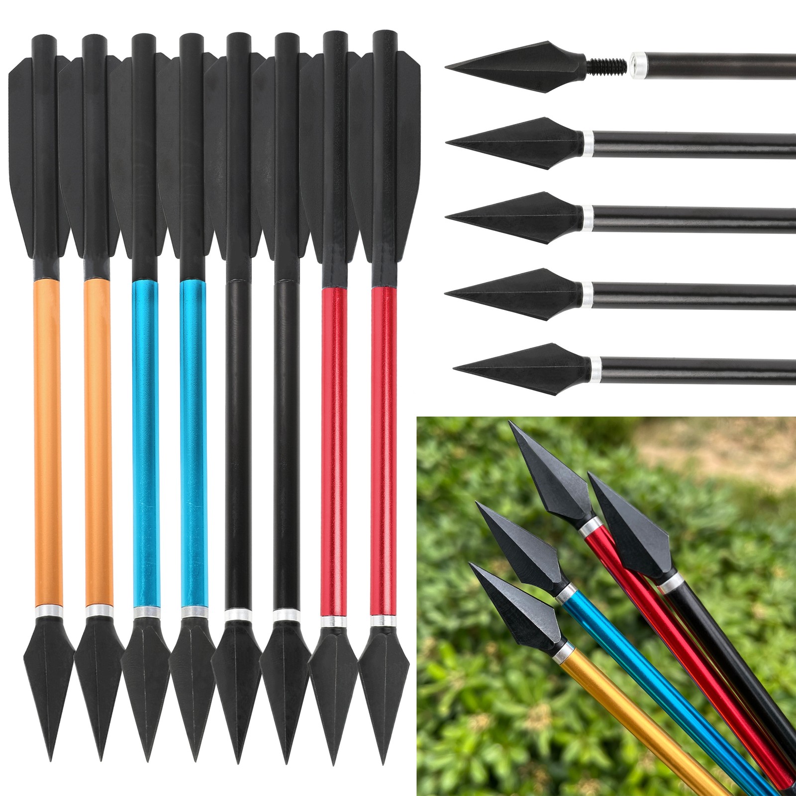 6.7'' Archery Bolts Aluminum S - Crossbow Bolt Broadhead avis et prix