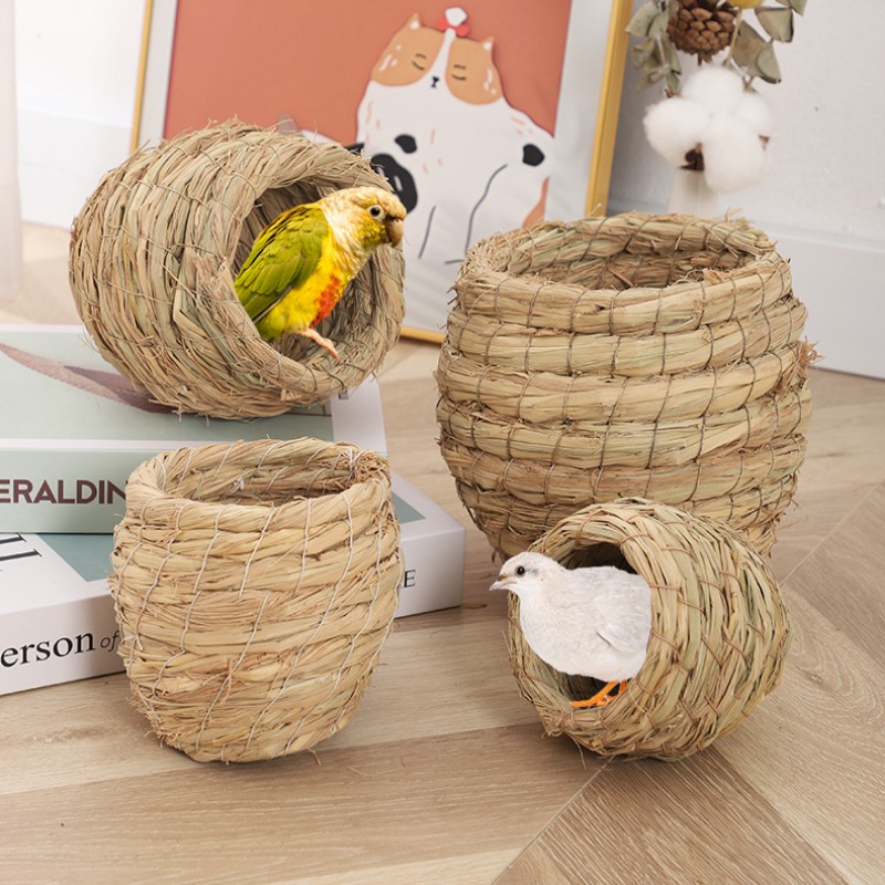 Hand Woven Straw Chicken Nest  - Hunting Quail avis et prix