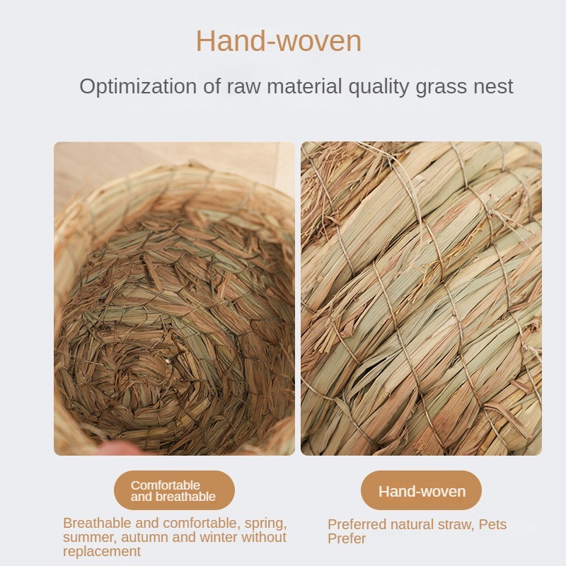 Hand Woven Straw Chicken Nest  - Hunting Quail avis et prix