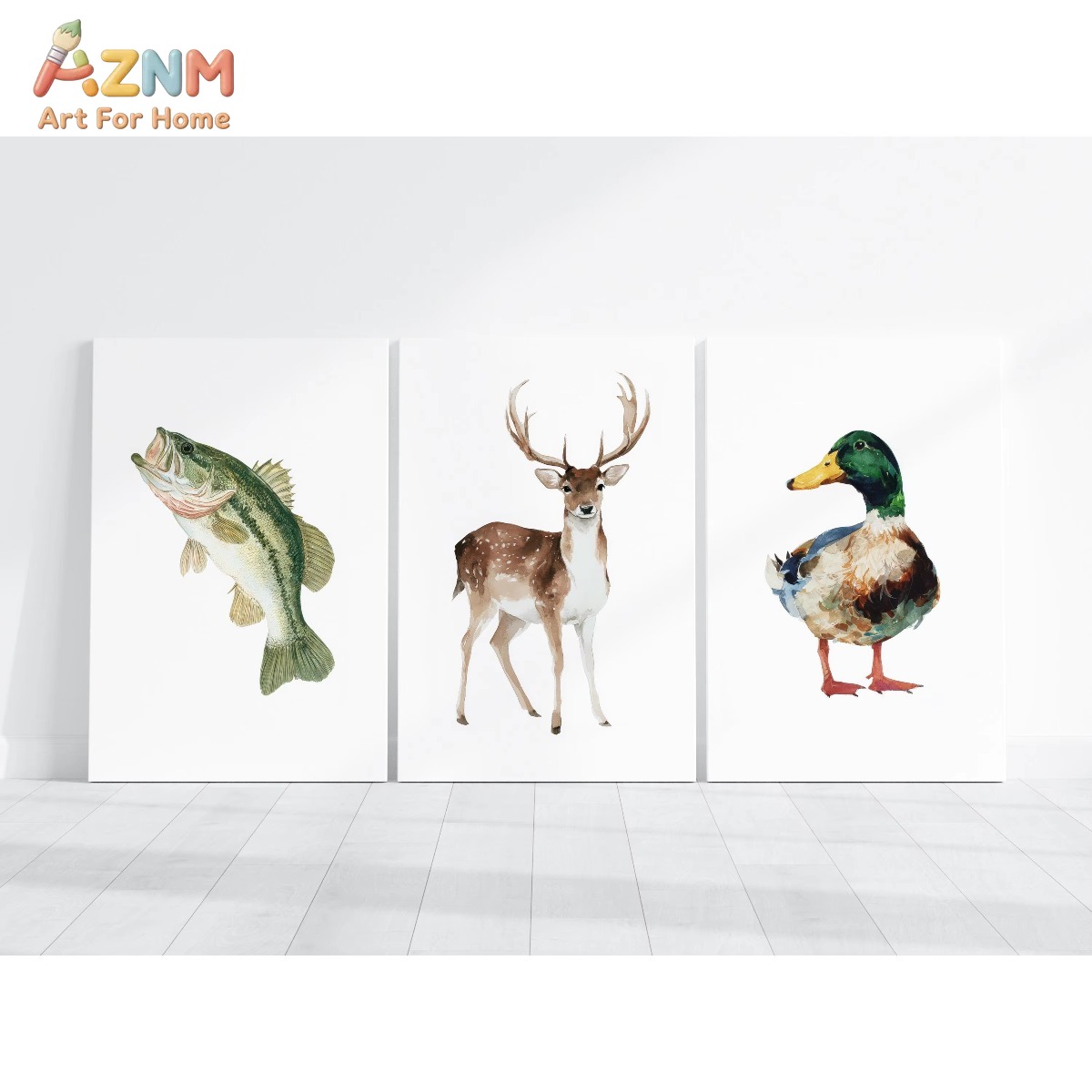 AZNM Watercolor Hunting and Fi - Hunting Outdoor Decor avis et prix