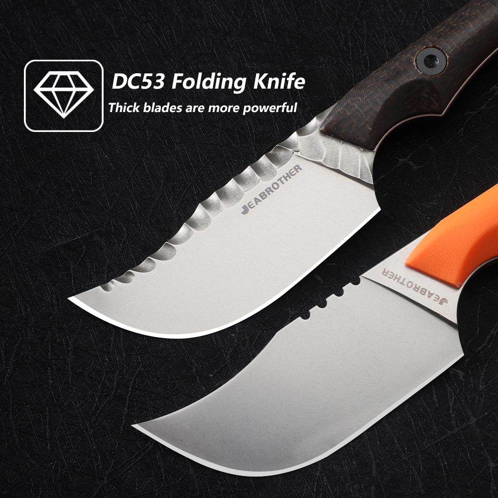JEABROTHER DC53 Blade Knife G1 - Knife Hunting Fixed Blade avis et prix