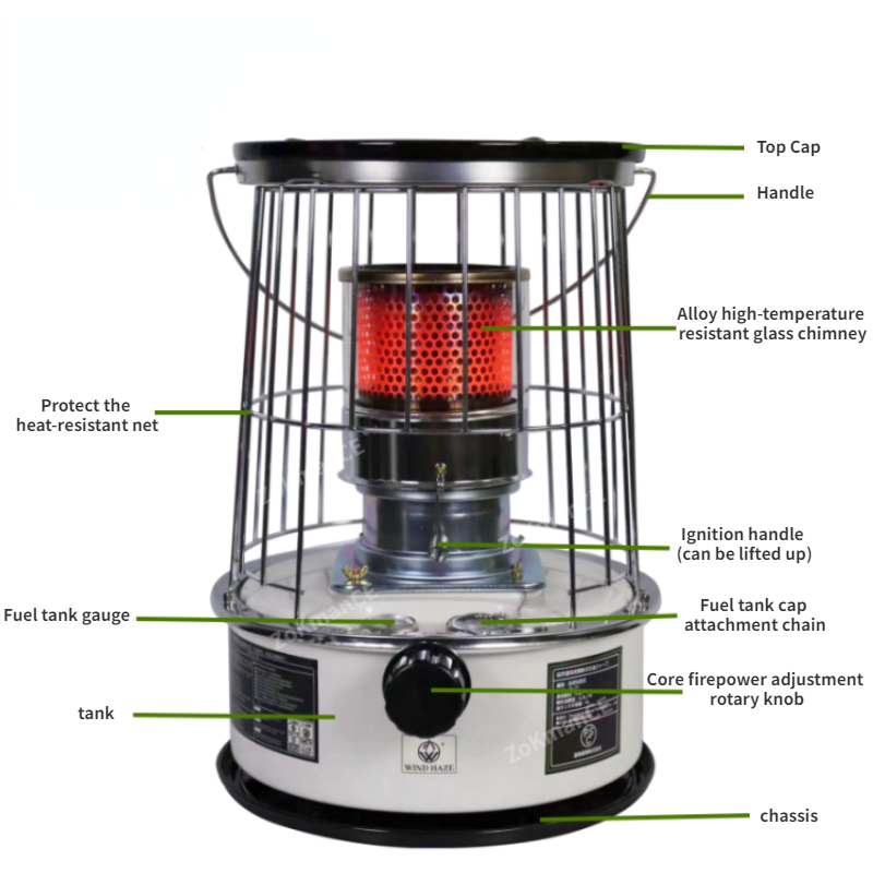 6L Kerosene Space Heater Porta - Outdoor Hunting Heater avis et prix