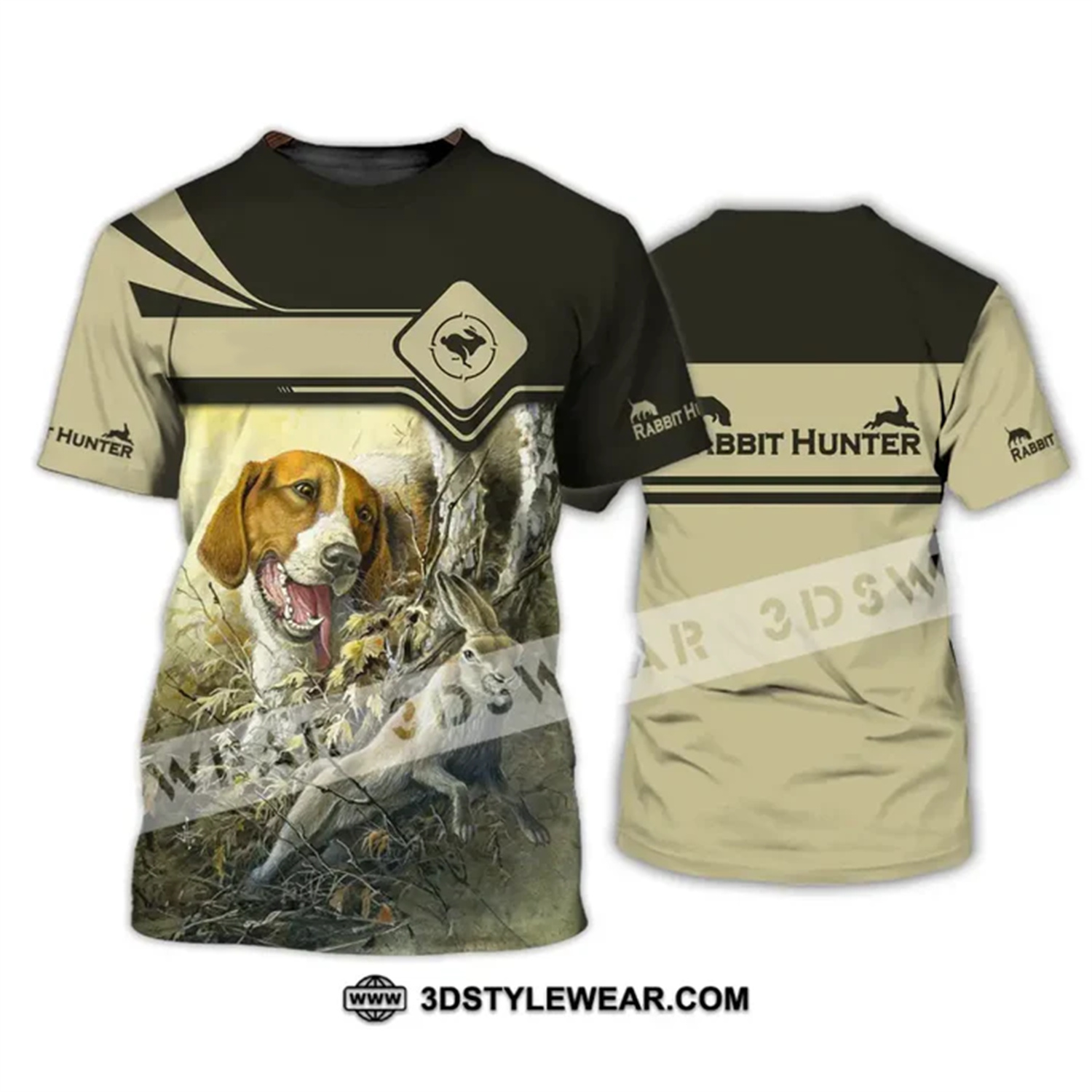 Beagle Rabbit Hunter Oil Paint - Outdoor Hunting Paintings avis et prix