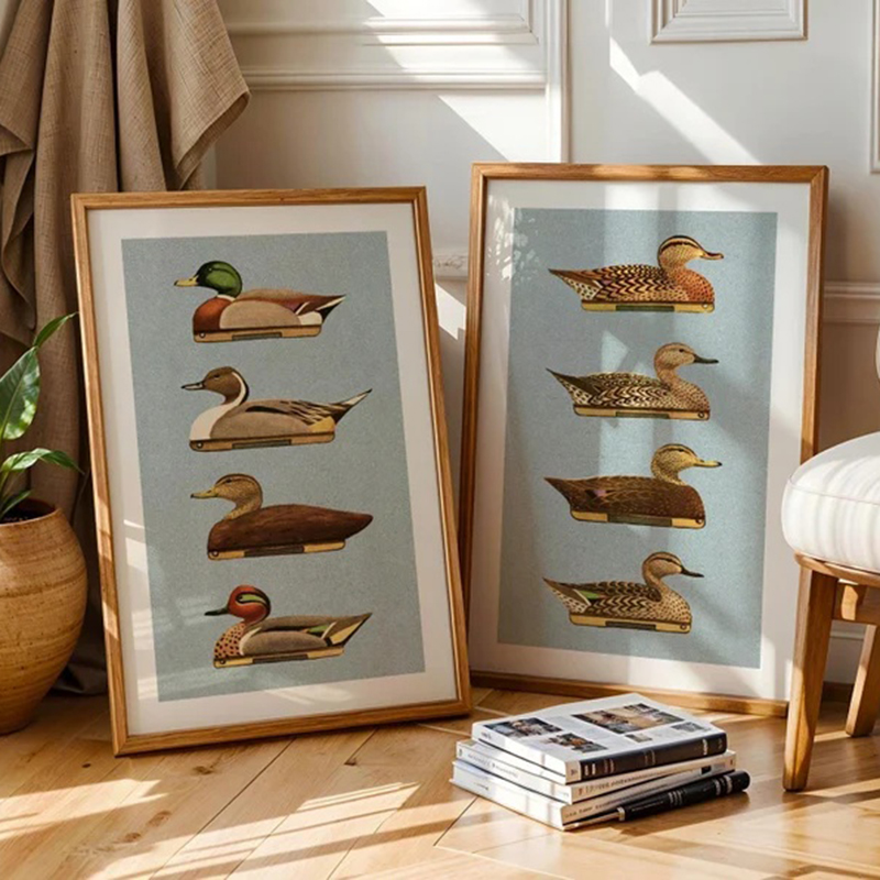 Retro Duck Prints Outdoors Art - Outdoor Hunting Paintings avis et prix