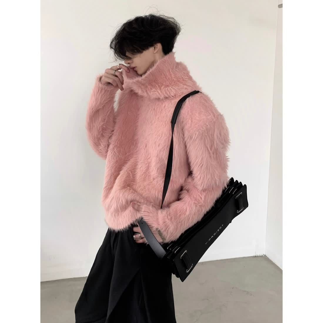 Fur Collar Pullovers Pink Mens - Wildman Hunting & Outdoor Robertson Photos avis et prix