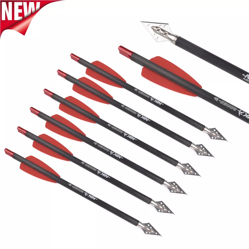 3-6pcs 7.5in Crossbow Bolts Ca - Crossbow Bolt Broadhead avis et prix