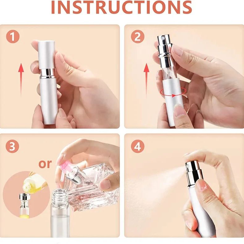 4pcs+4 Accessories 5ml Refilla - Scent Eliminator Spray avis et prix