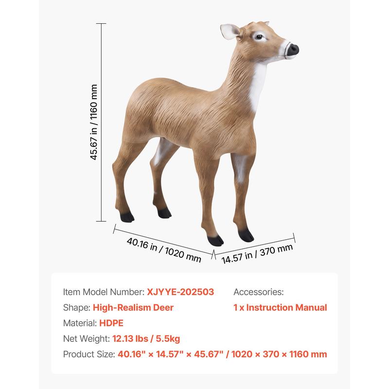 Deer decoy for outdoor hunting - Hunting Outdoor Decor avis et prix