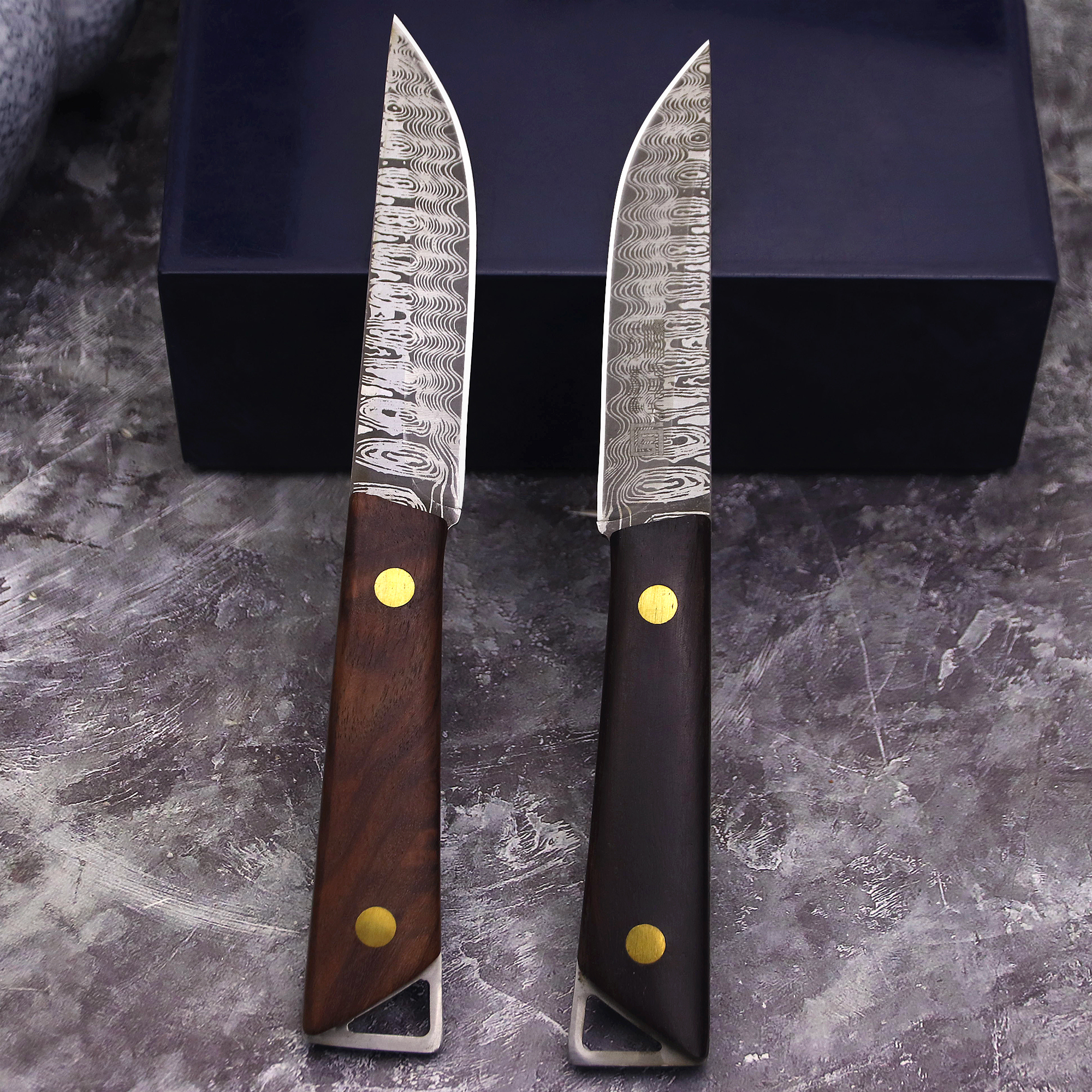 WPKOPYA USA 420C steel (Damasc - Knife Hunting Fixed Blade avis et prix