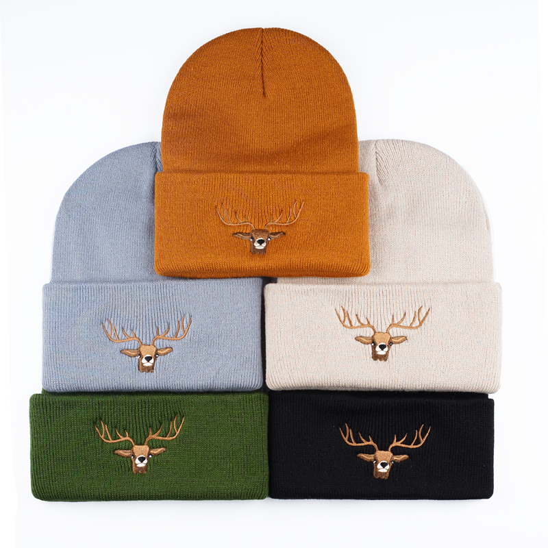 Deer Head Elk Embroidered Adul - Hunting Outdoor Christmas Decorations avis et prix