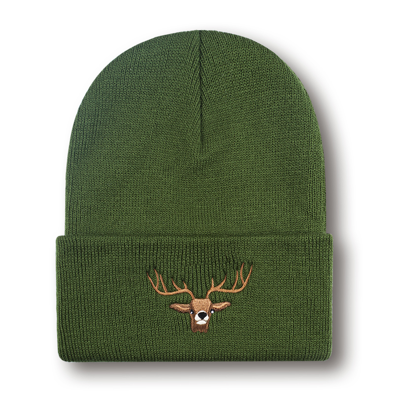 Deer Head Elk Embroidered Adul - Hunting Outdoor Christmas Decorations avis et prix