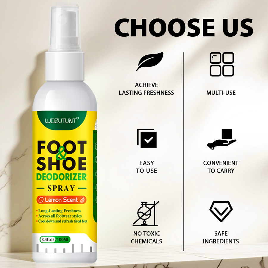 100ml Foot Shoes Deodorizer Sp - Scent Eliminator Spray avis et prix