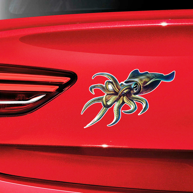 J518# Cartoon Car Sticker Squi - Hunting Outdoor Decor avis et prix