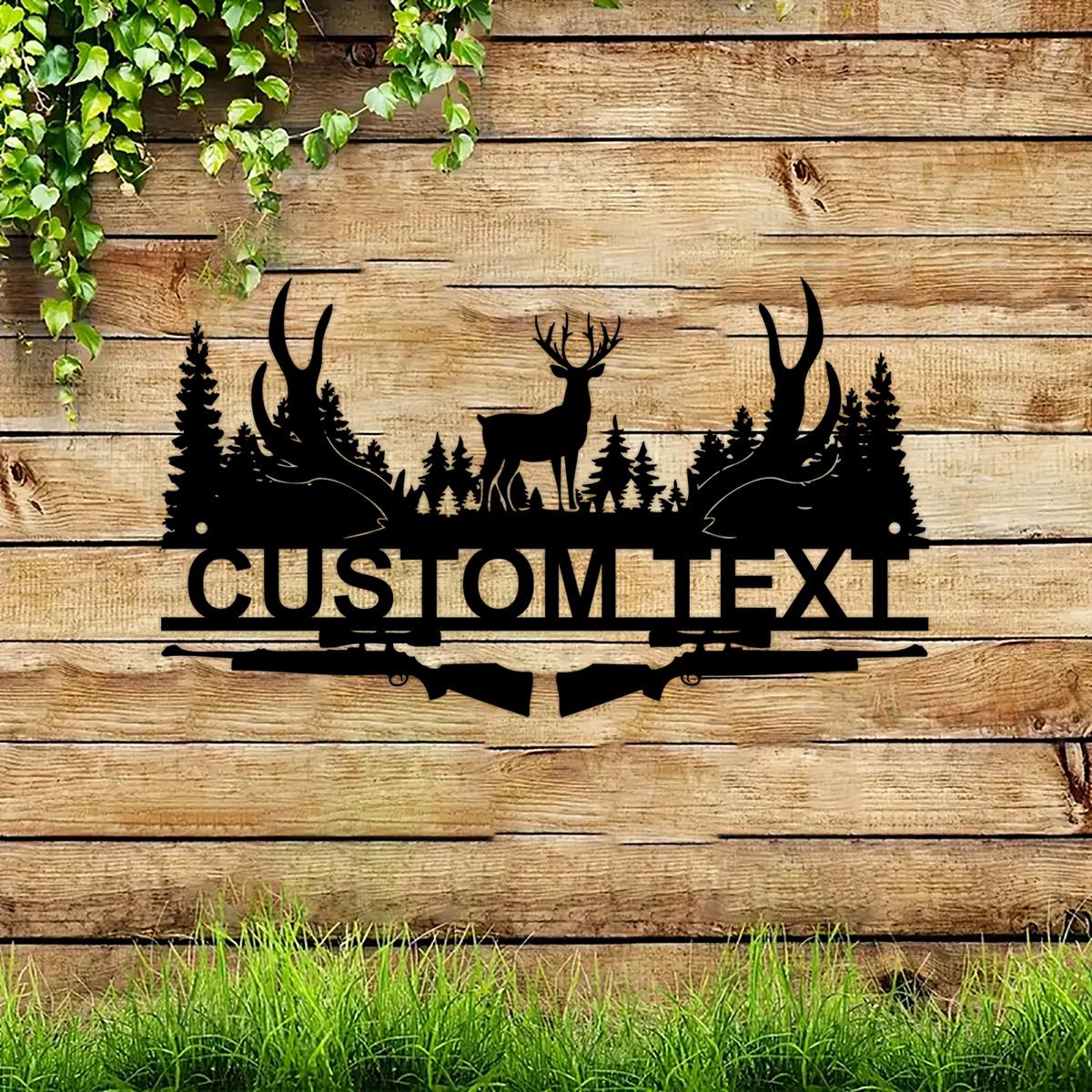 Custom Deer Cabin Metal Sign,  - Hunting Outdoor Decor avis et prix
