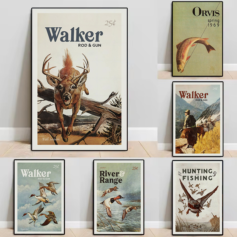 Retro Wildlife Outdoor Hunting - Hunting Outdoor Decor avis et prix