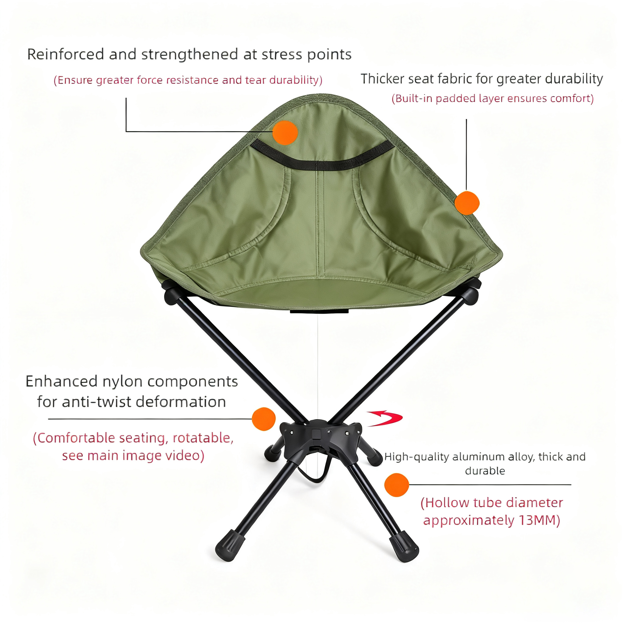 NEW Portable Outdoor Detachabl - Outdoor Hunting Chair avis et prix