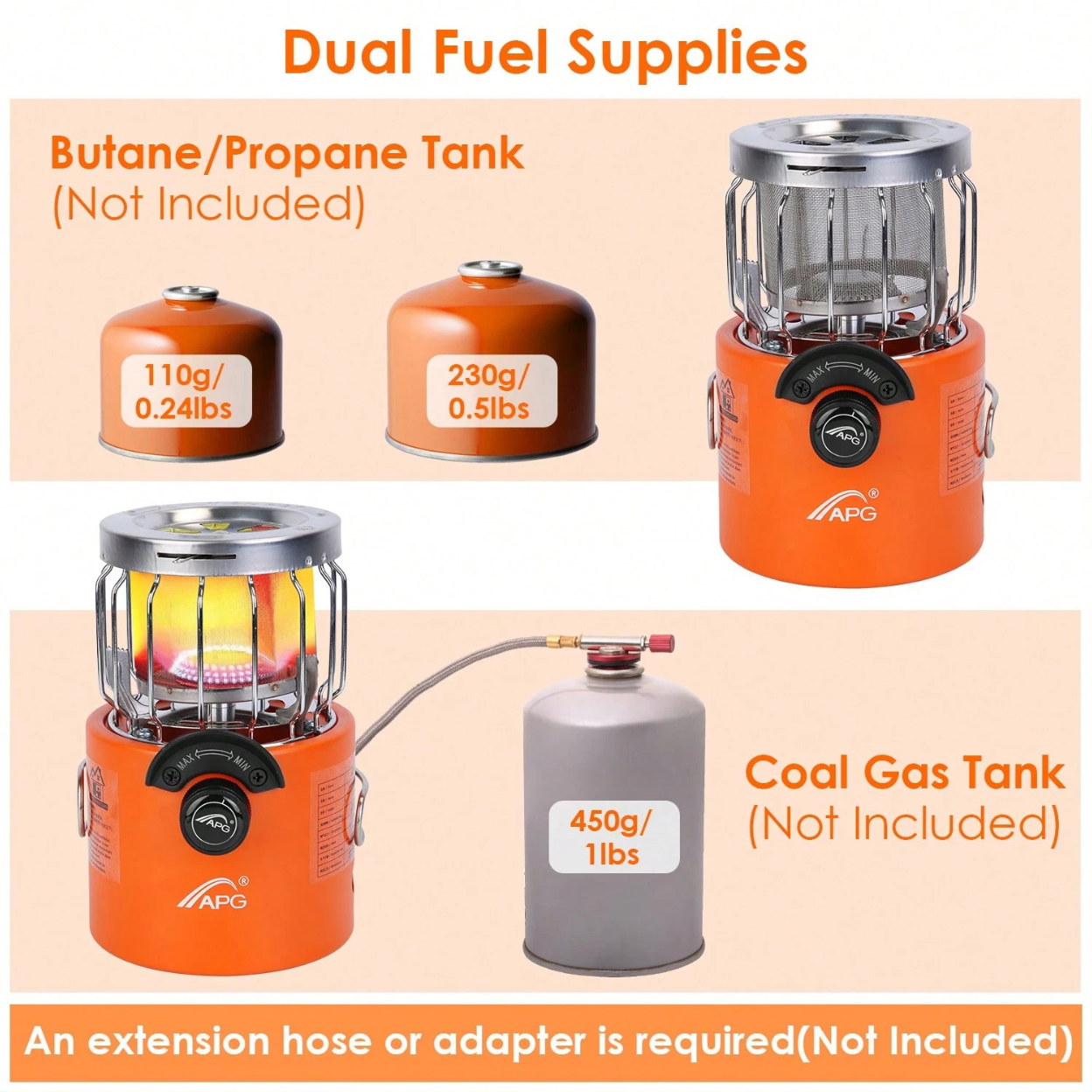 2 in 1 Portable Propane Heater - Outdoor Hunting Heater avis et prix