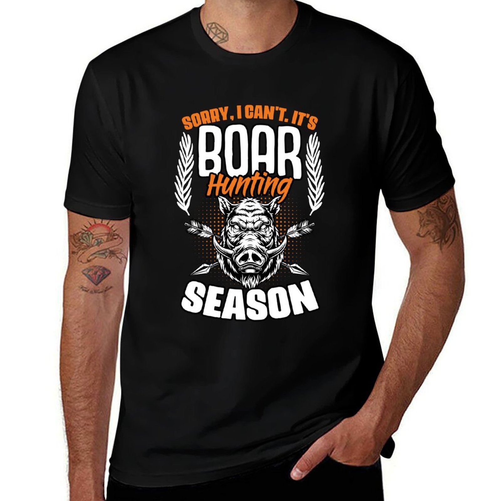 Sorry I Can't Funny Wild Boar  - Wildman Hunting & Outdoor Robertson Photos avis et prix