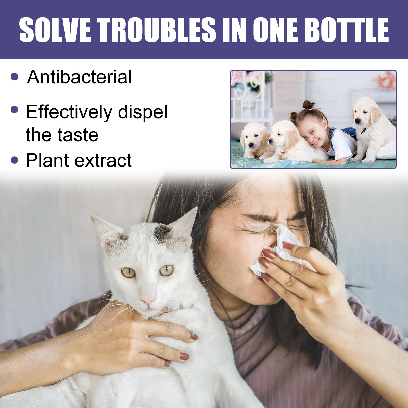 Pet Deodorant Spray Bacteria I - Scent Eliminator Spray avis et prix