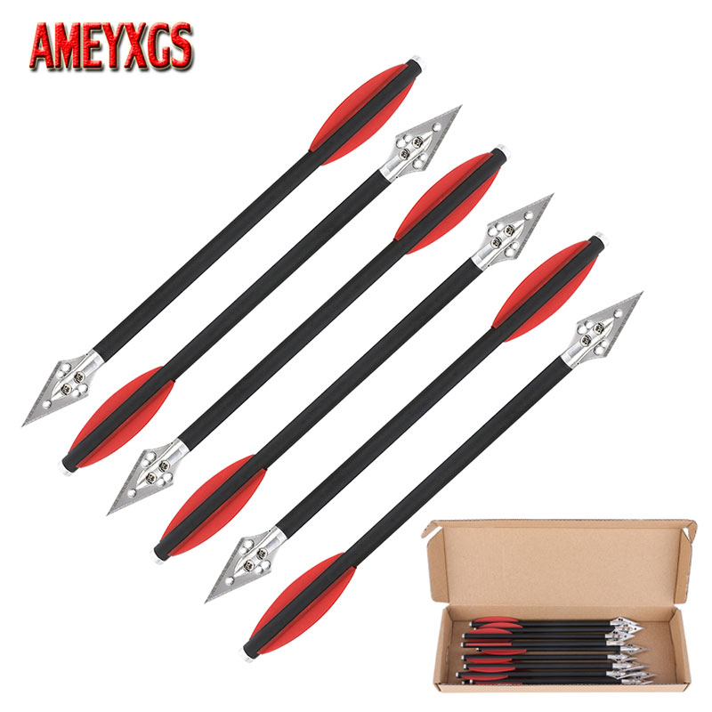 6/12pcs Mixed Carbon Arrow 7 I - Crossbow Bolt Broadhead avis et prix