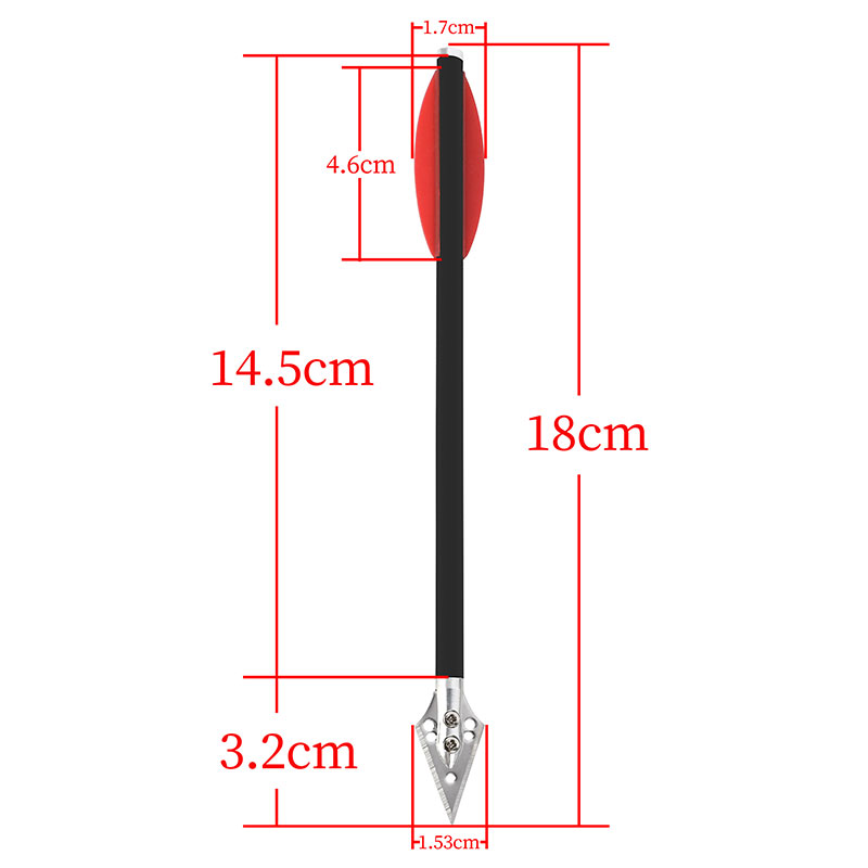 6/12pcs Mixed Carbon Arrow 7 I - Crossbow Bolt Broadhead avis et prix
