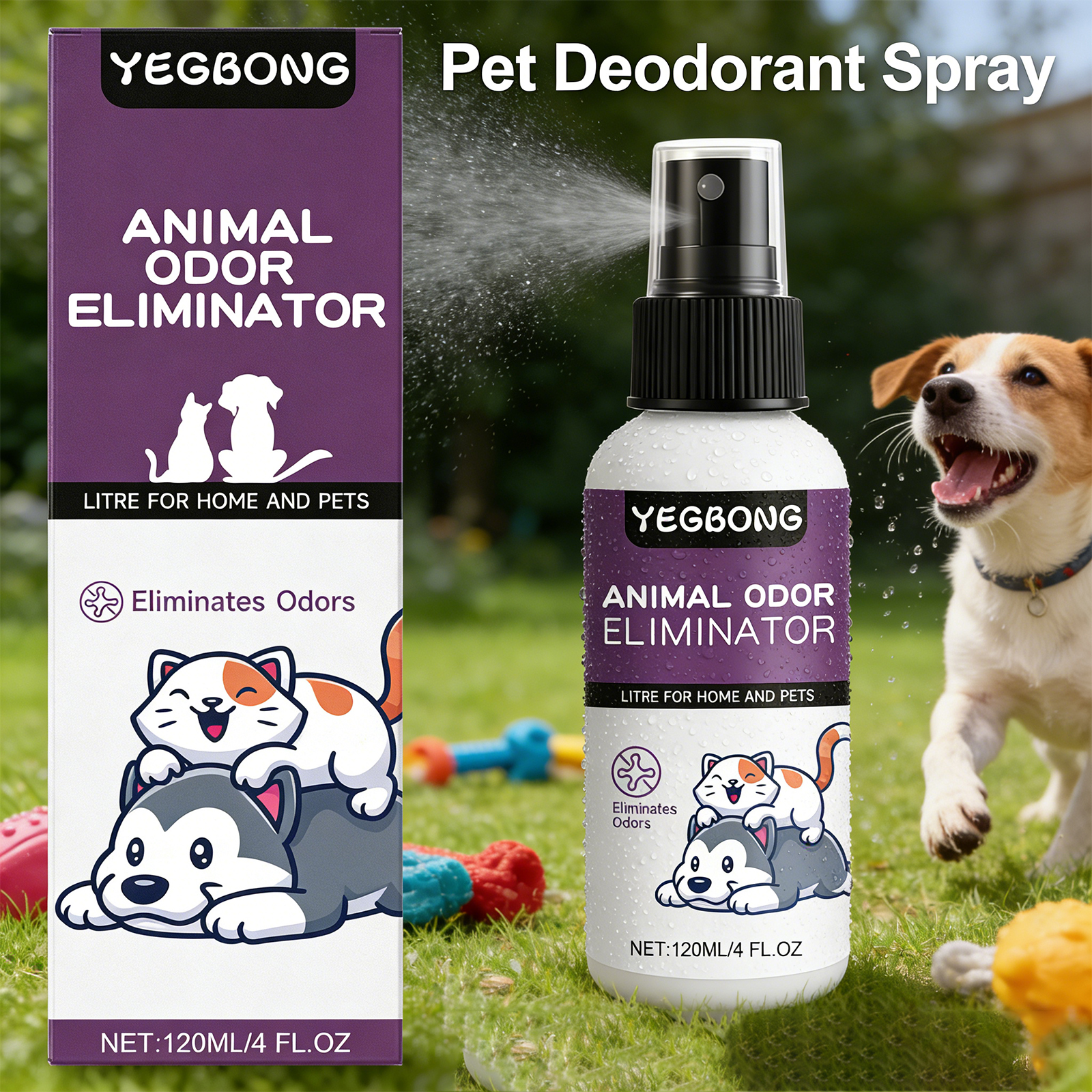 Pet Deodorant Spray Cat Litter - Scent Eliminator Spray avis et prix