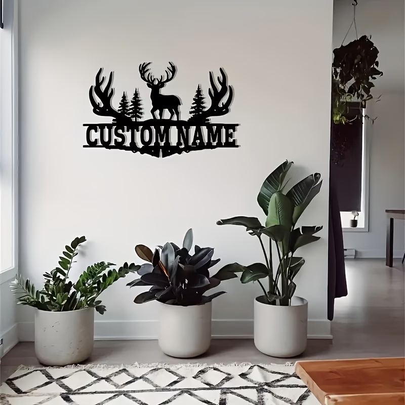 Customizable Rustic Deer Antle - Hunting Outdoor Christmas Decorations avis et prix