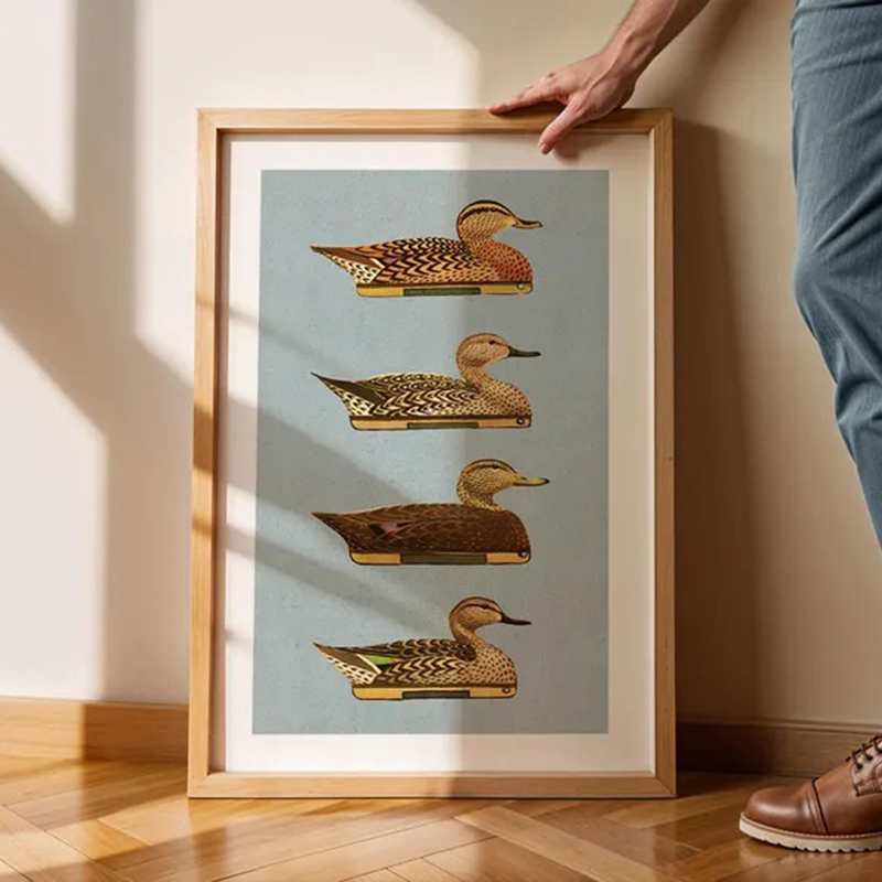 Retro Duck Prints Outdoors Art - Outdoor Hunting Paintings avis et prix
