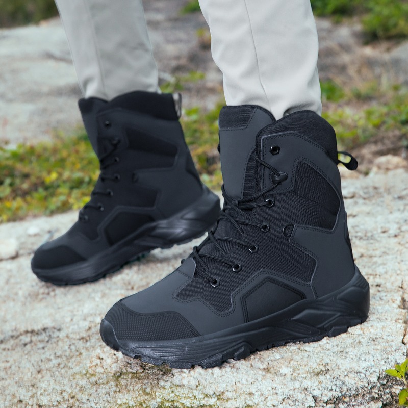 Men Tactical Boots Lace Up Wil - Wildman Hunting & Outdoor Robertson Photos avis et prix