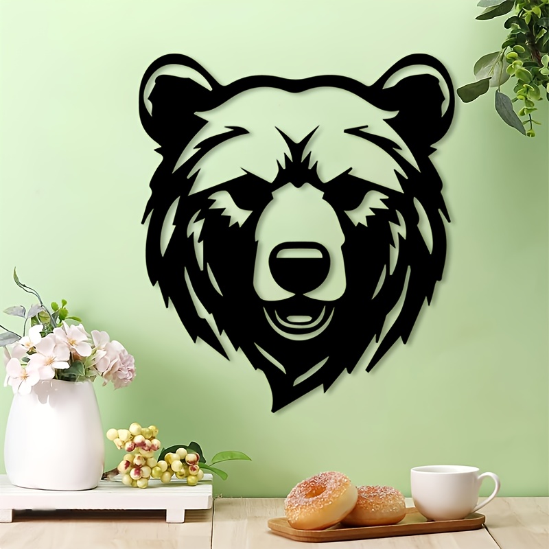 Hunting Bear Metal Wall Art Ir - Hunting Outdoor Christmas Decorations avis et prix