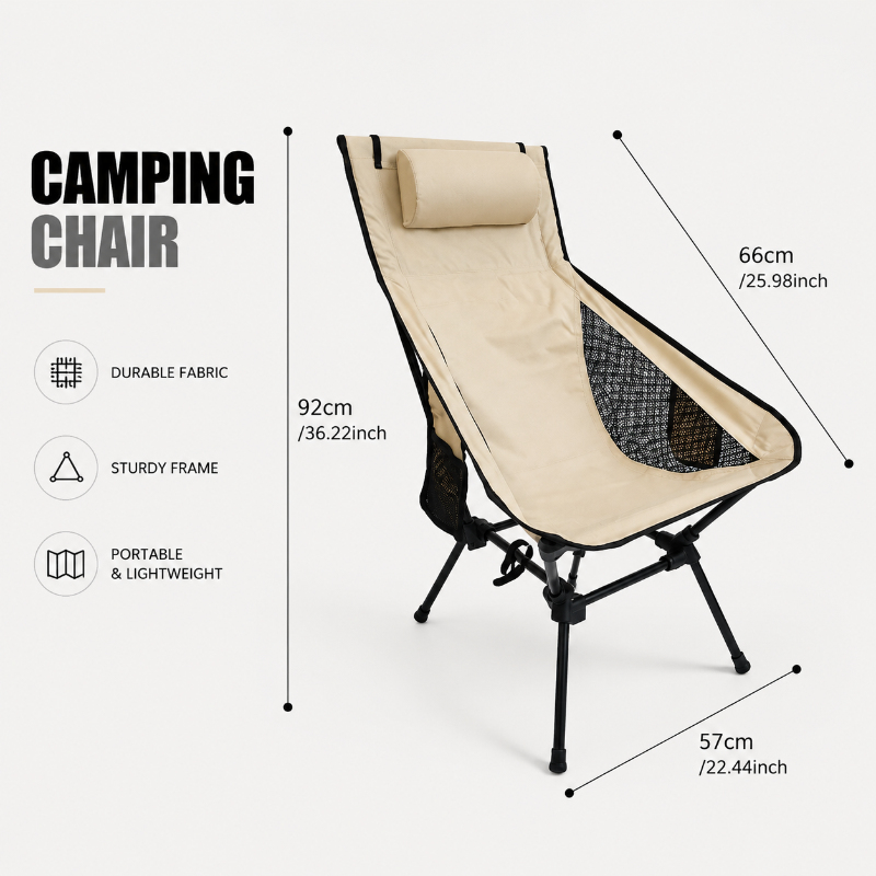 Portable Folding Camping Chair - Outdoor Hunting Chair avis et prix