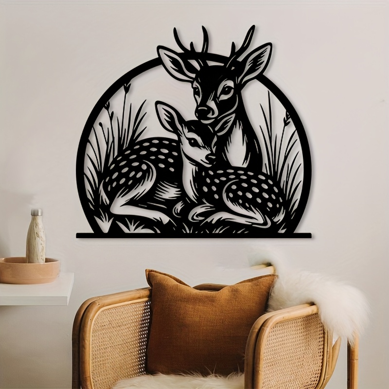 Brand Rustic Iron Deer Wall Ar - Hunting Outdoor Decor avis et prix