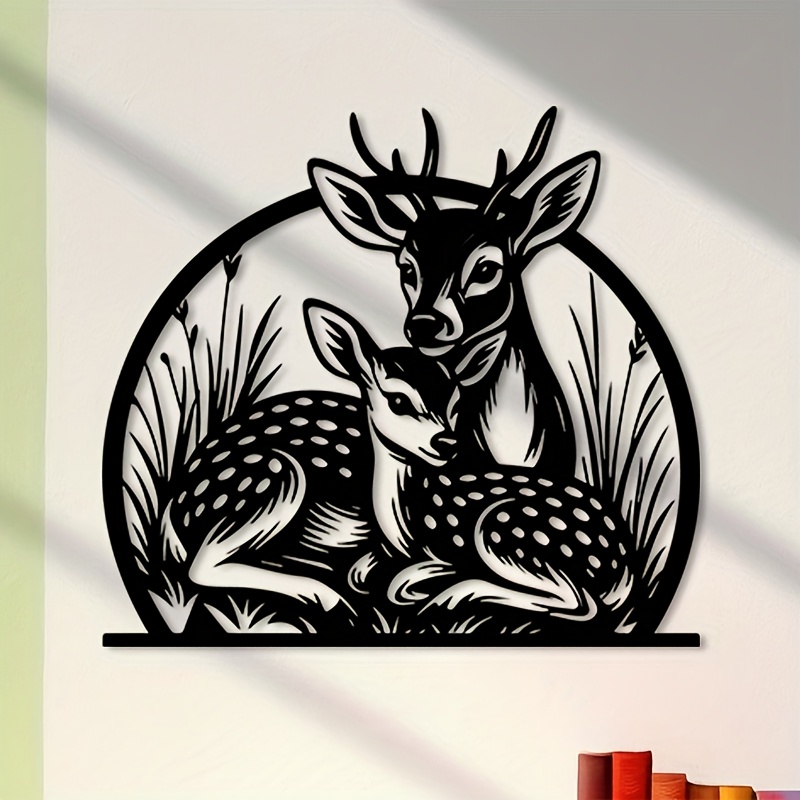 Brand Rustic Iron Deer Wall Ar - Hunting Outdoor Decor avis et prix