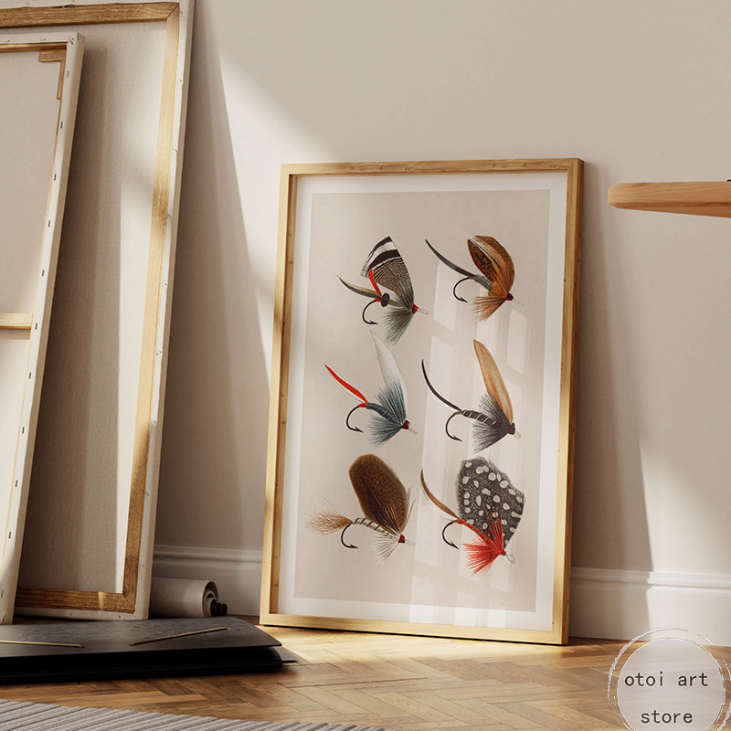 Vintage Fishing Retro Travel O - Outdoor Hunting Paintings avis et prix