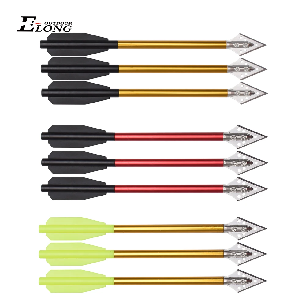3PCS Aluminium Crossbow Bolts  - Crossbow Bolt Broadhead avis et prix