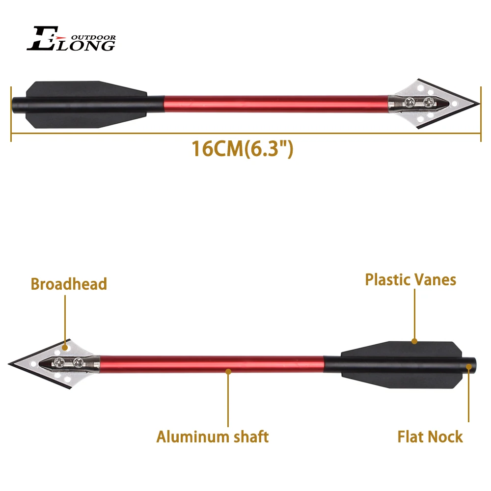 3PCS Aluminium Crossbow Bolts  - Crossbow Bolt Broadhead avis et prix
