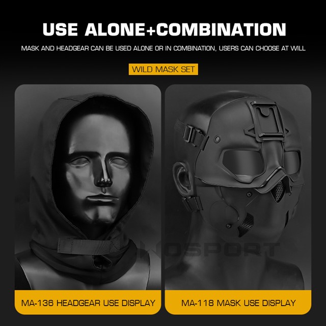 Wild Mask Set Tactical Equipme - Wildman Hunting & Outdoor Robertson Photos avis et prix